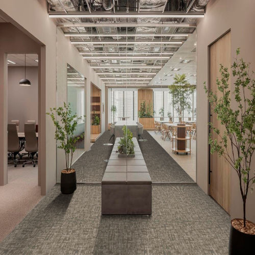 Carpete em Placas Net